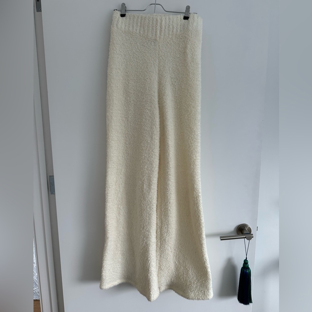 Skims cozy knit boucle pants, size small/ medium, dusk